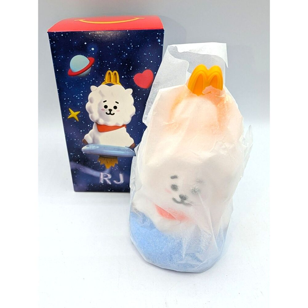 RJ McDonalds BT21 x BTS Happy Meal Toy White Alpaca K-Pop Limited Edition